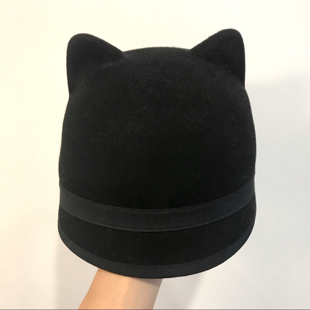 BCBG Wool Hat with Cat Ears
